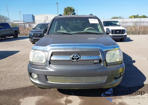 2005 Toyota Sequoia Limited V8 z USA, uszkodzony, nr VIN 5TDZT38A95S239998